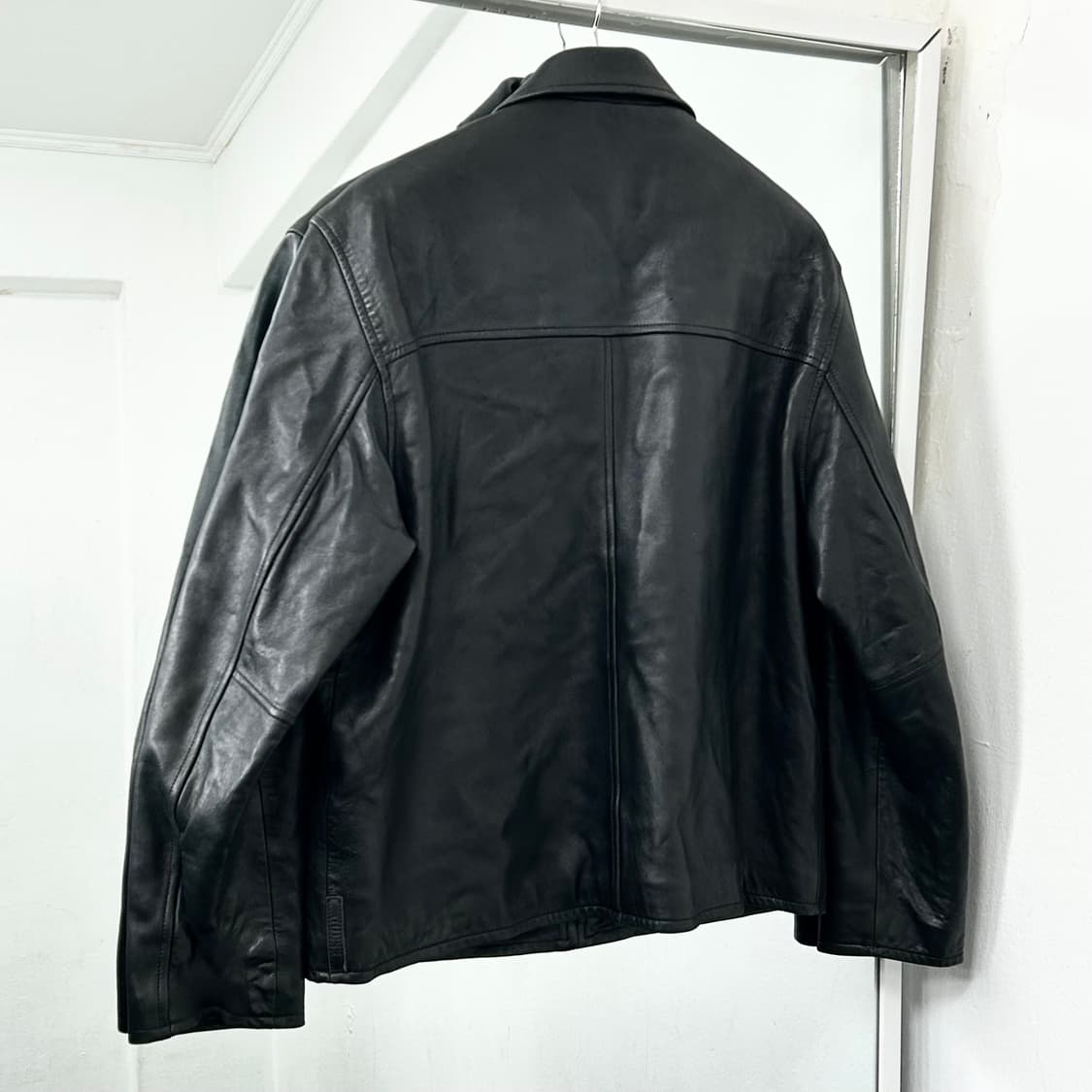 Guess 게스 90s 양가죽 라이더 자켓 상품이미지5