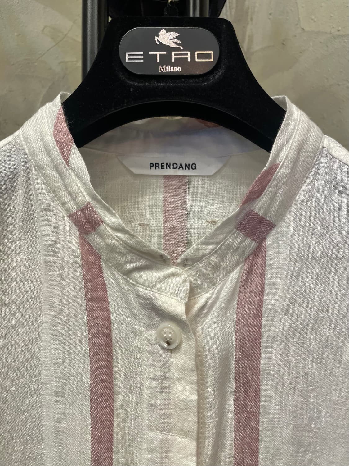 Prendang 린넨 100% 블라우스 55~66 상품이미지2