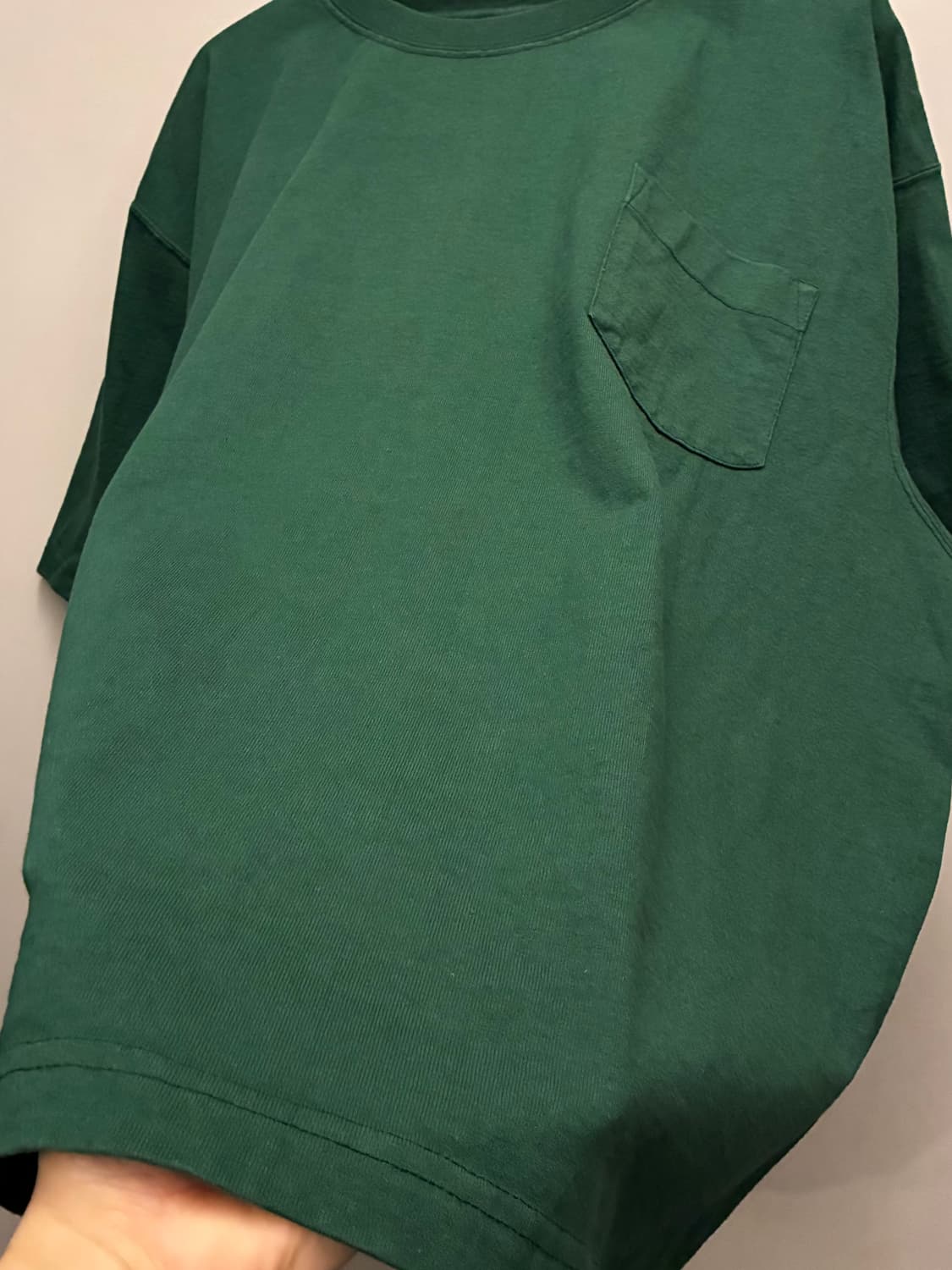 (3XL)Camber USA 캠버 헤비웨이트 코튼 포켓 반팔티셔츠 그린 상품이미지6