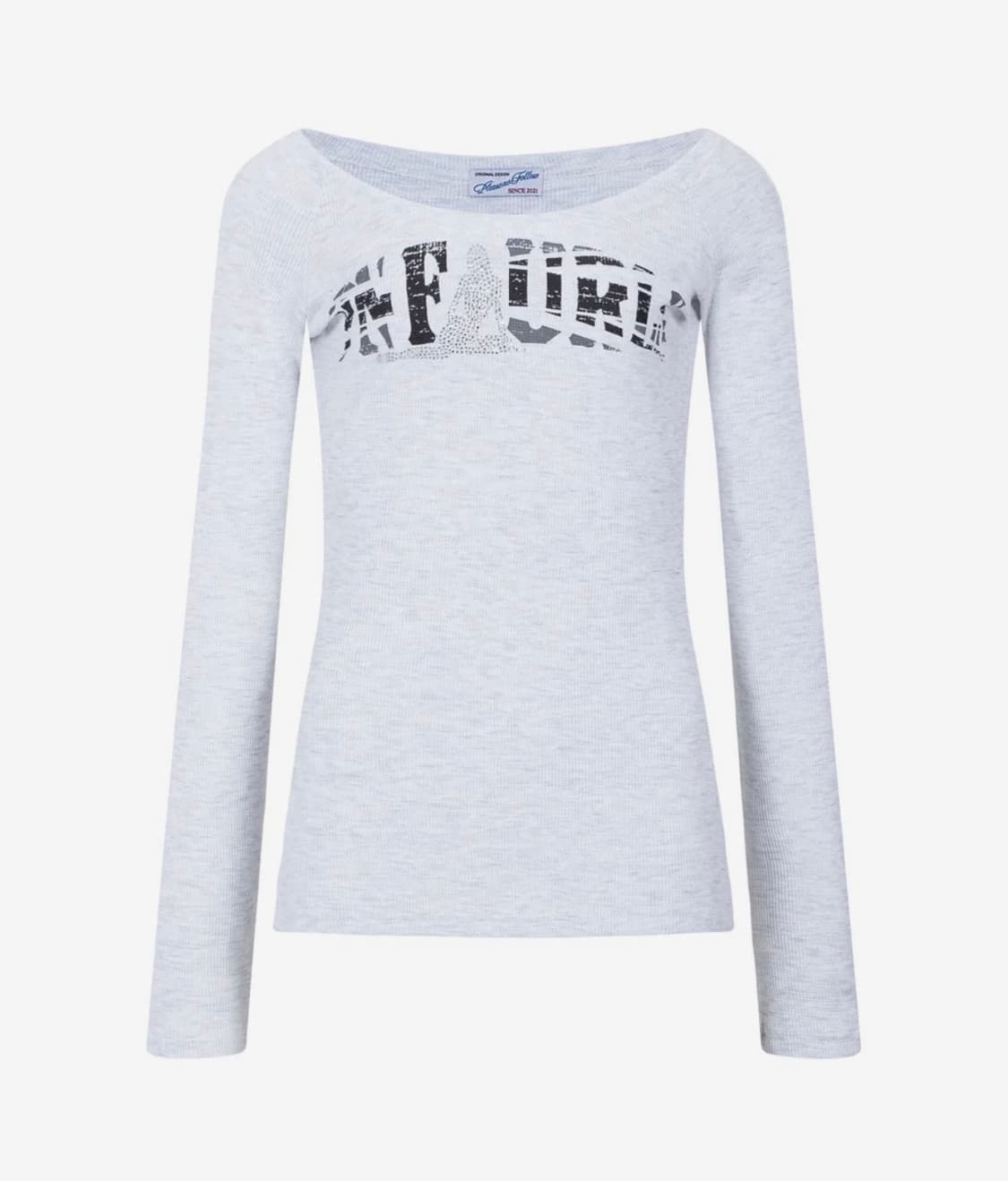 플리즈노팔로우 플노팔 Jules Long Sleeve Top (White 상품이미지2