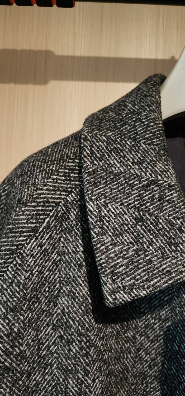 (새상품)로가디스 헤링본 발마칸 코트 110 상품이미지3