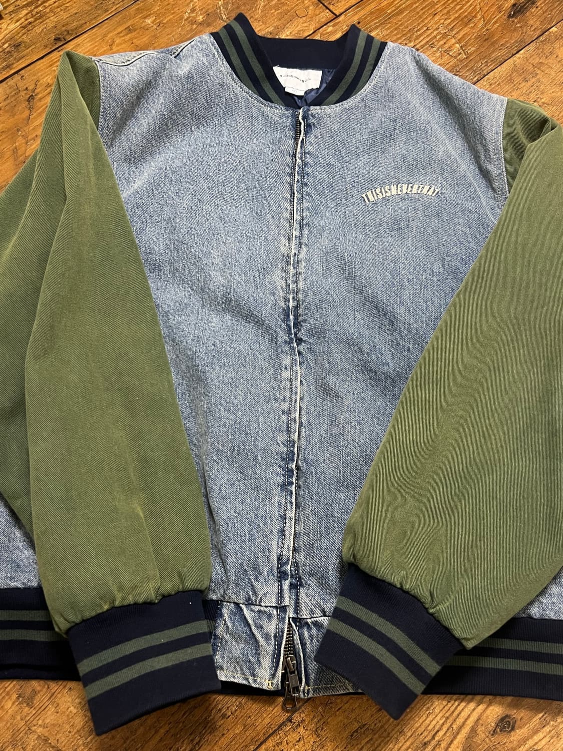 디스이즈네버댓 데님바시티자켓 L 상품이미지1