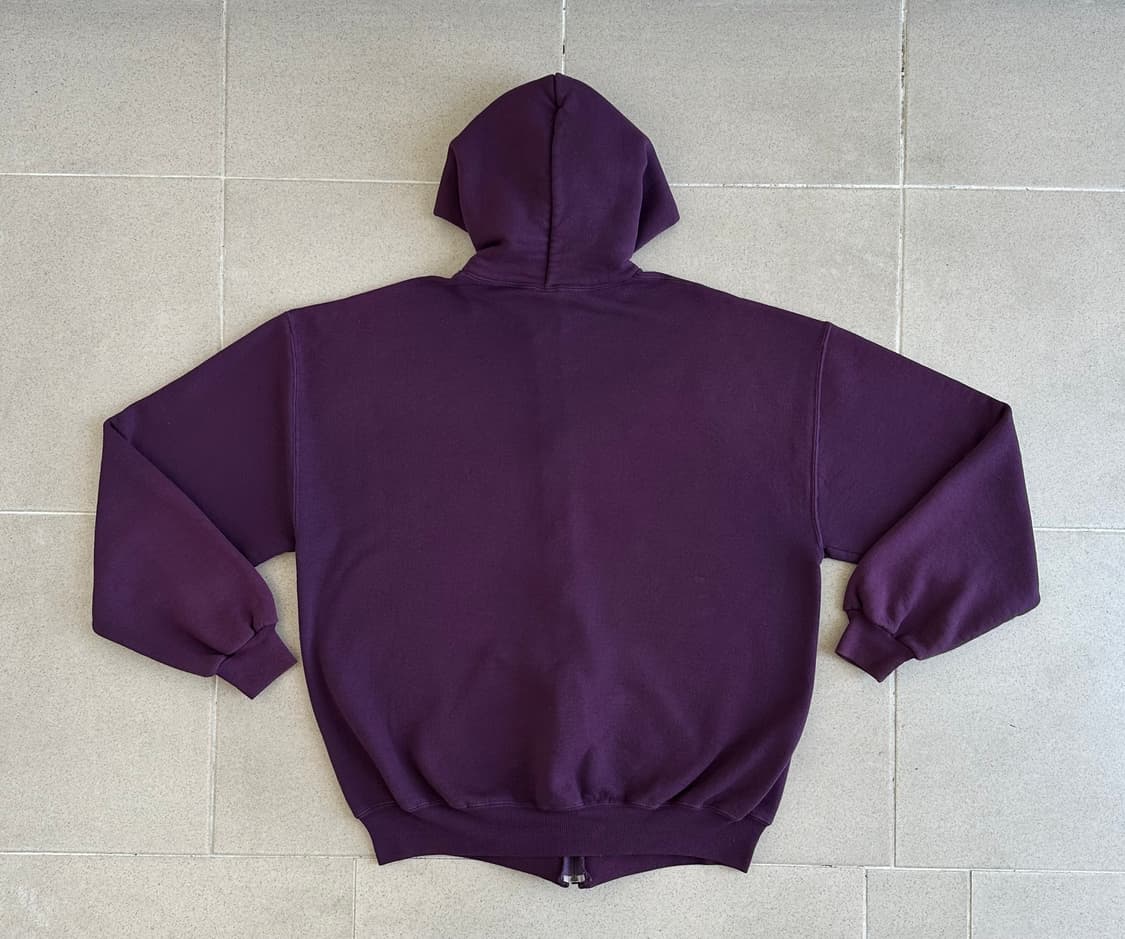 90s 빈티지 러셀 후드집업 퍼플 XL USA 상품이미지2