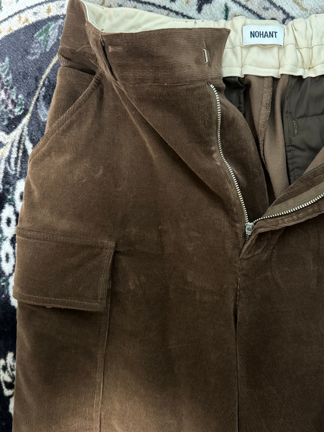 노앙 코듀로이 카고팬츠 L 상품이미지3