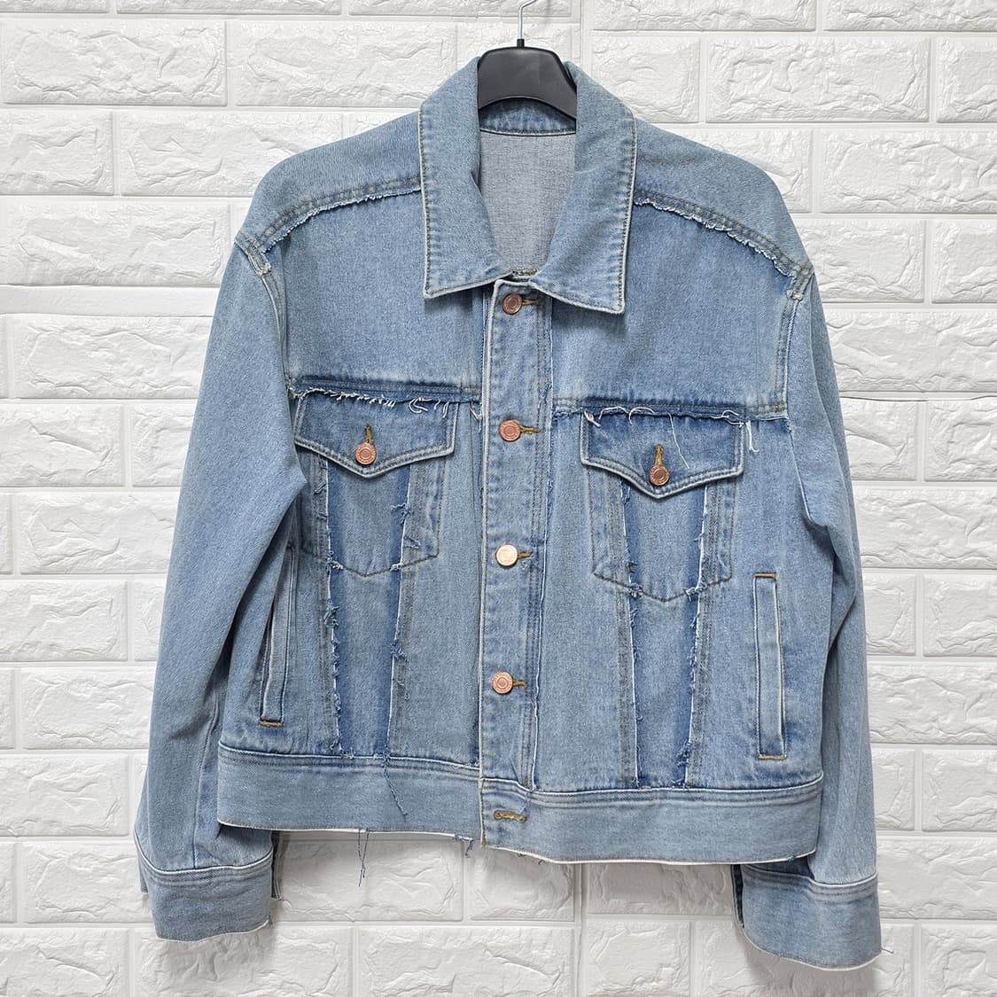 택포// 메종마레 청자켓 데님 자켓 L 상품이미지1