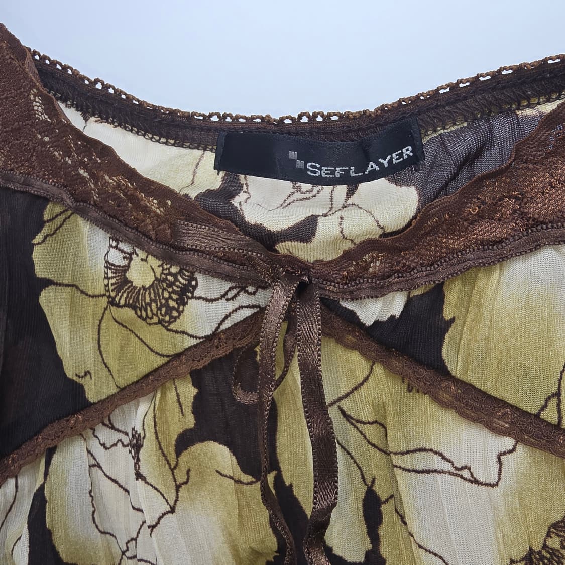 빈티지 플라워 빈티지 플라워 레이스 캐미솔 모리걸 하구미 무드 상품이미지4