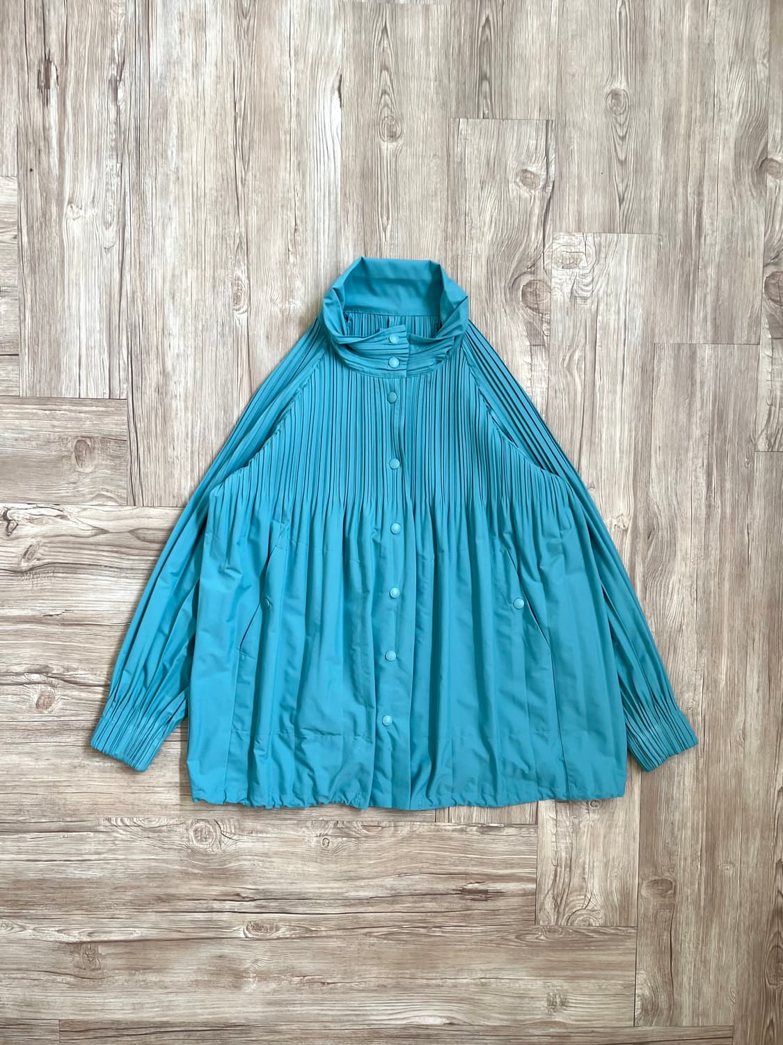 이세이미야케 Pleats please 민트 코트자켓 상품이미지1