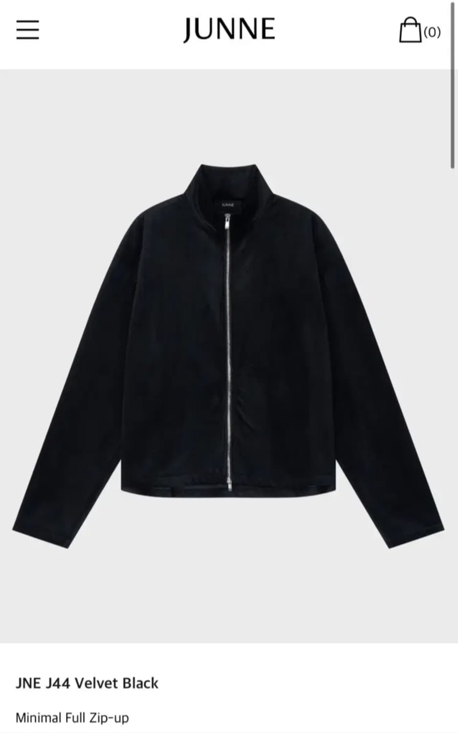 준느 J44 velvet 벨벳 사이즈 L 팔아요. 새상품 상품이미지2