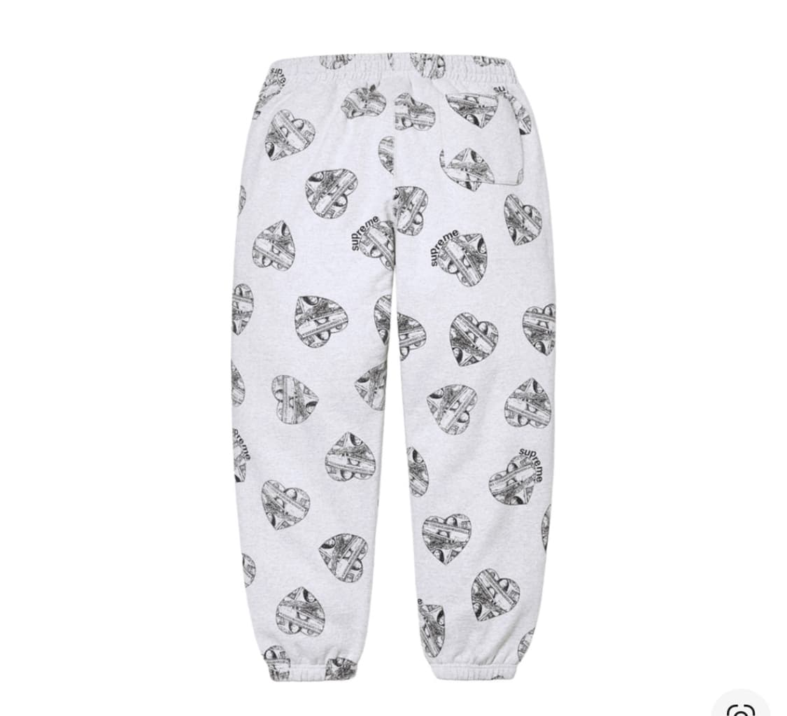 슈프림 러브 캐쉬 스웨트팬츠 애쉬 그레이 - 24FW 상품이미지1
