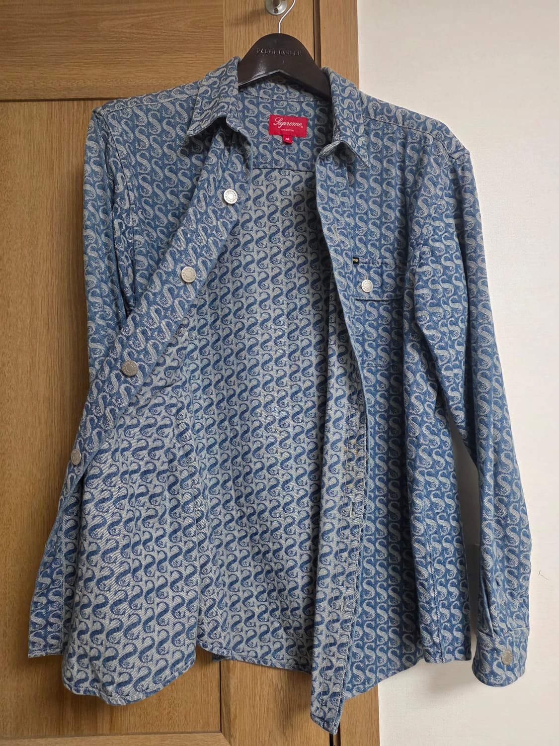 [M] Supreme Jacquard Denim Shirt (SS23) 상품이미지2