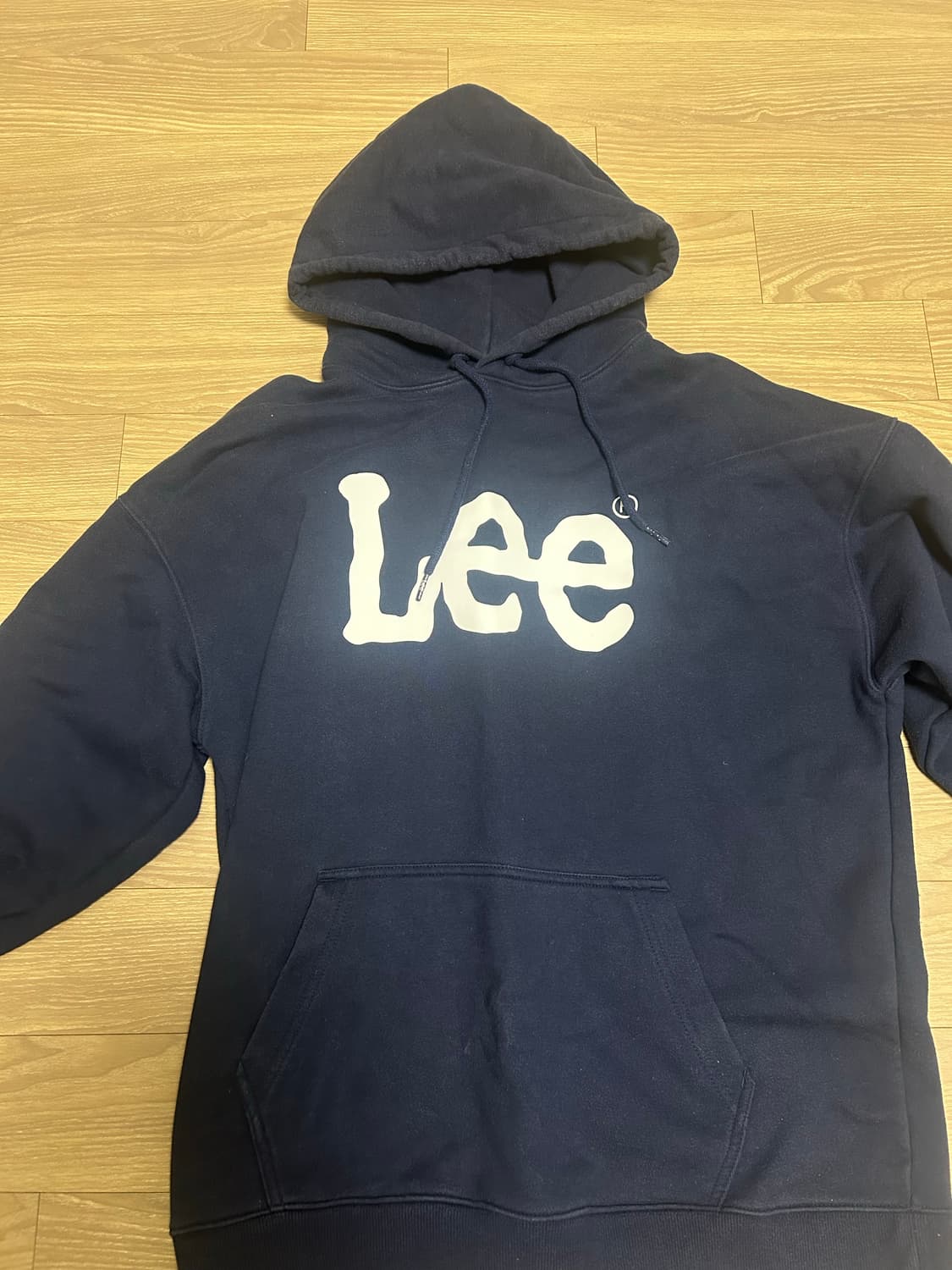 리 후드티 네이비 상품이미지1