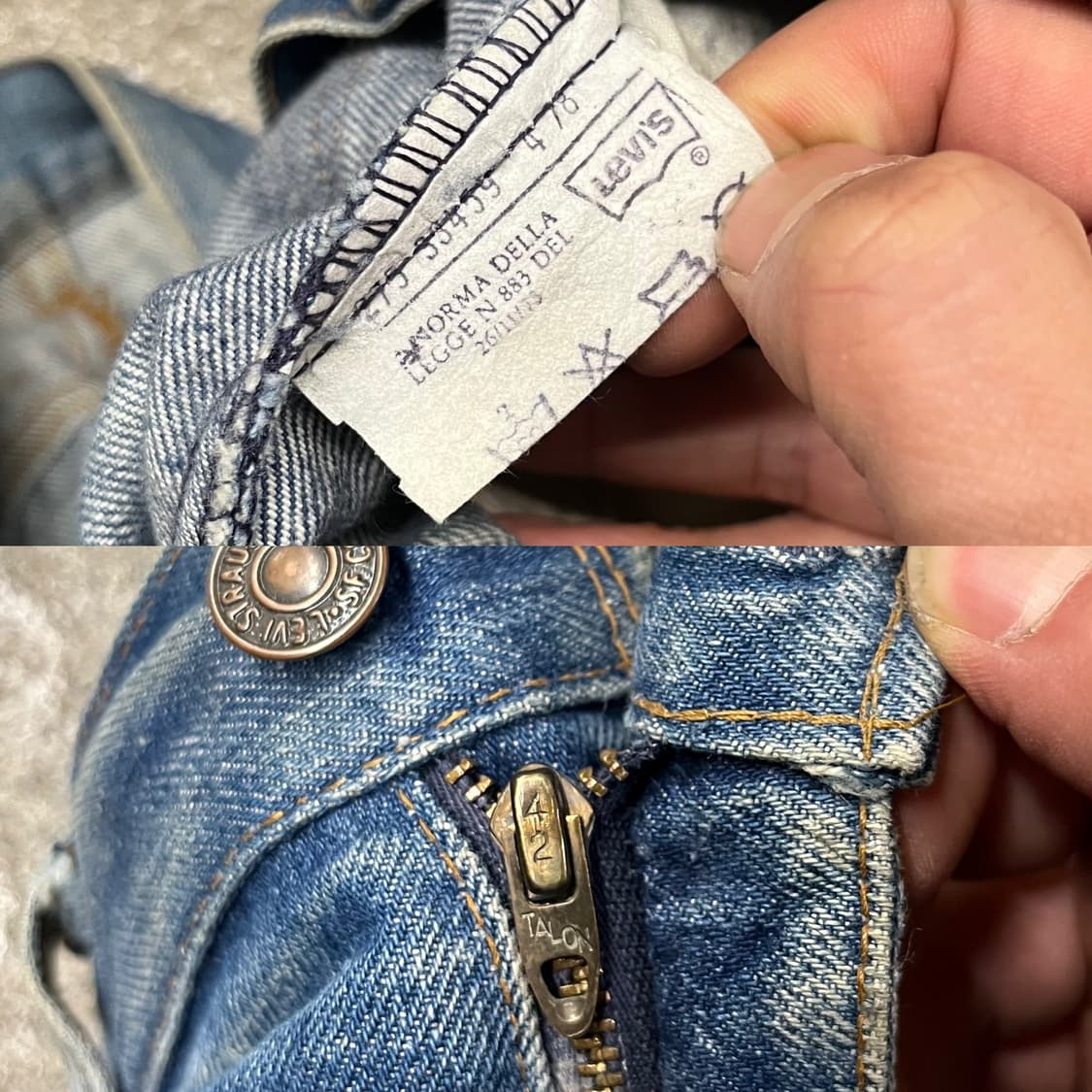70s Levis632 데님 부츠컷 (32-33”) 상품이미지8