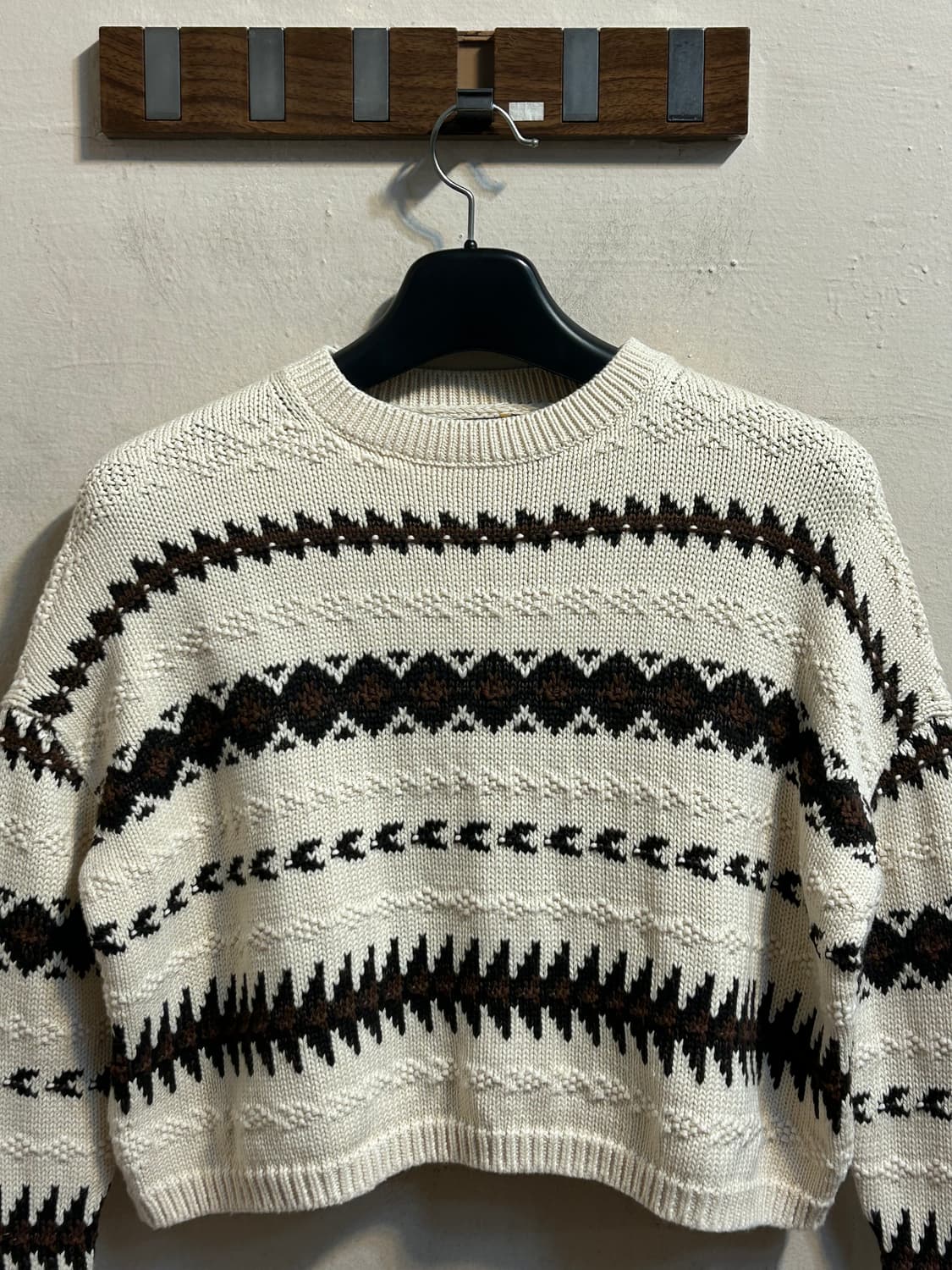 폴로 랄프로렌 패턴 크롭 니트 스웨터 상품이미지2