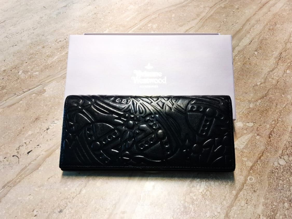 비비안웨스트우드 일본판 orb라인 음각 엠보 장지갑 상품이미지5