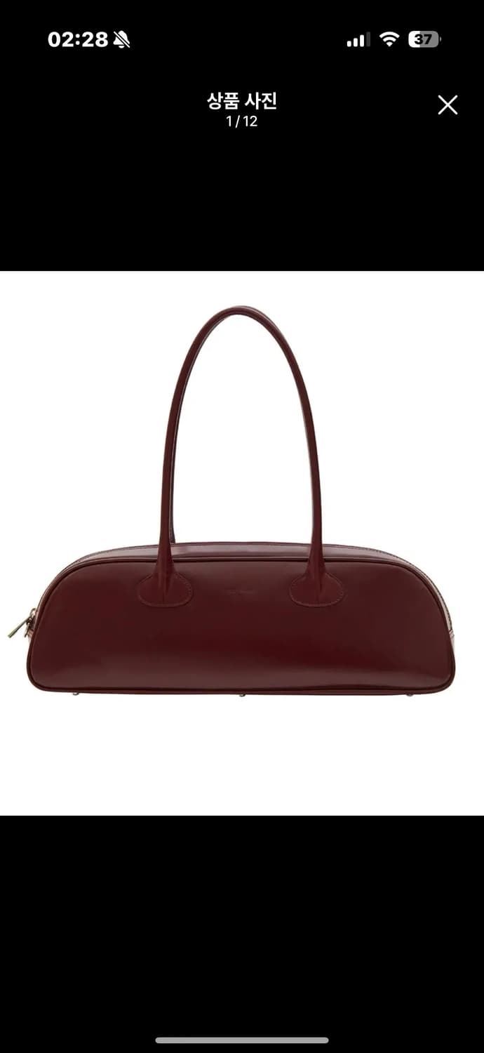 포츠포츠 볼링백 버건디 상품이미지2