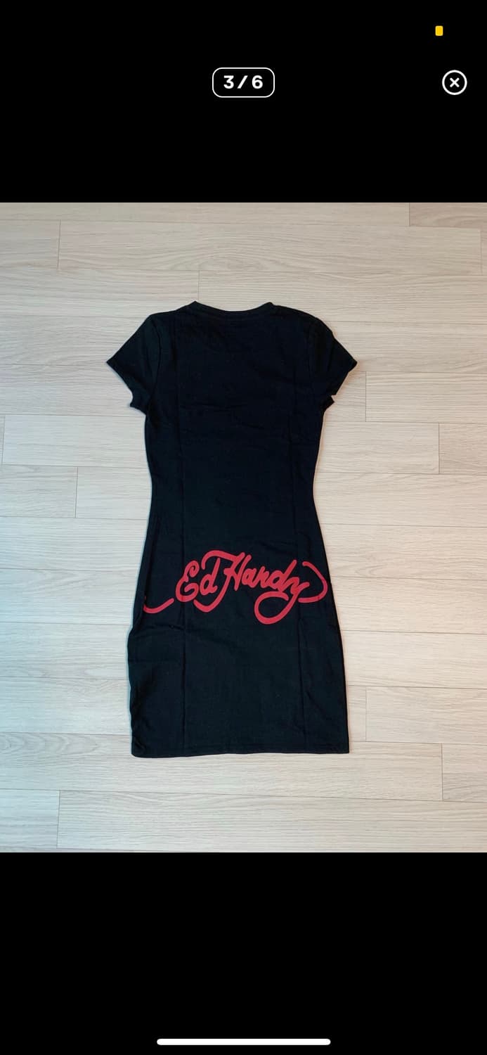 [새상품] ed hardy 에드하디 스컬 미니 드레스 원피스 상품이미지3