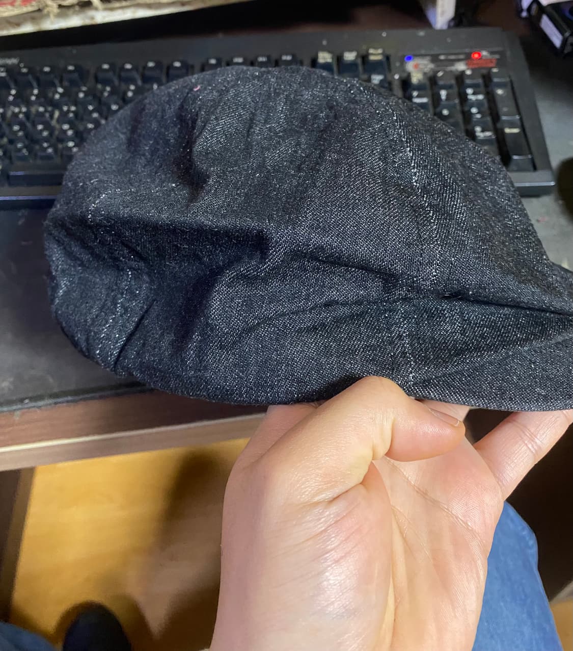 슈가케인 애플잭캡 블랙 새상품 상품이미지4