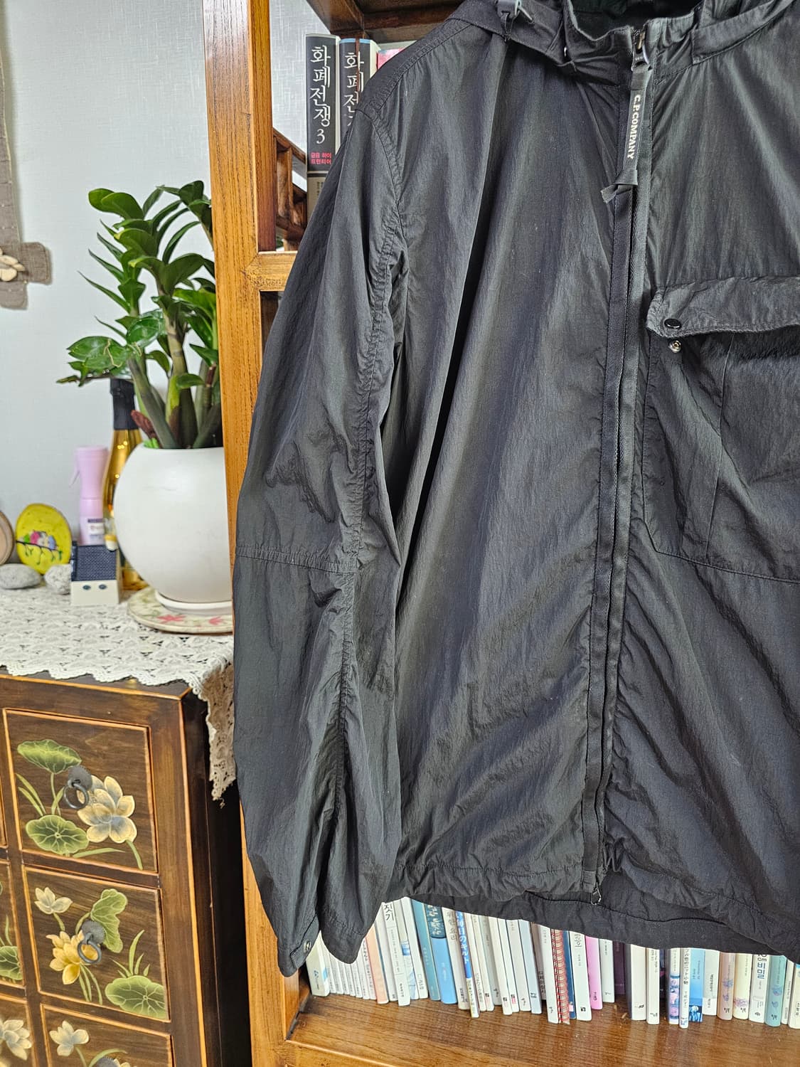 xxl 나일론 씨피 CP컴퍼니 고글 나일론 바람막이 자켓 블 상품이미지5