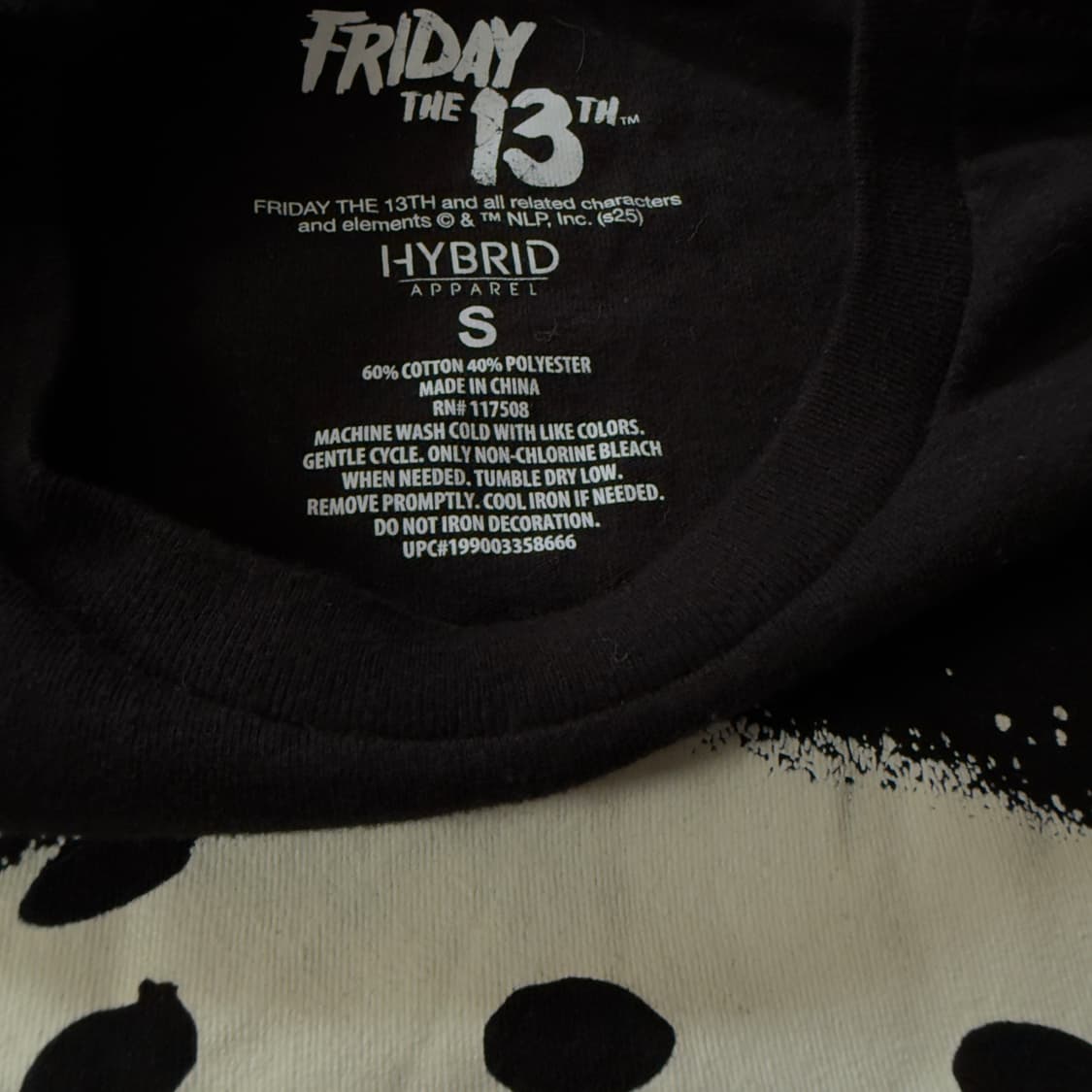 빈티지 13일의 금요일 제이슨 공포영화 공식 티셔츠 상품이미지2