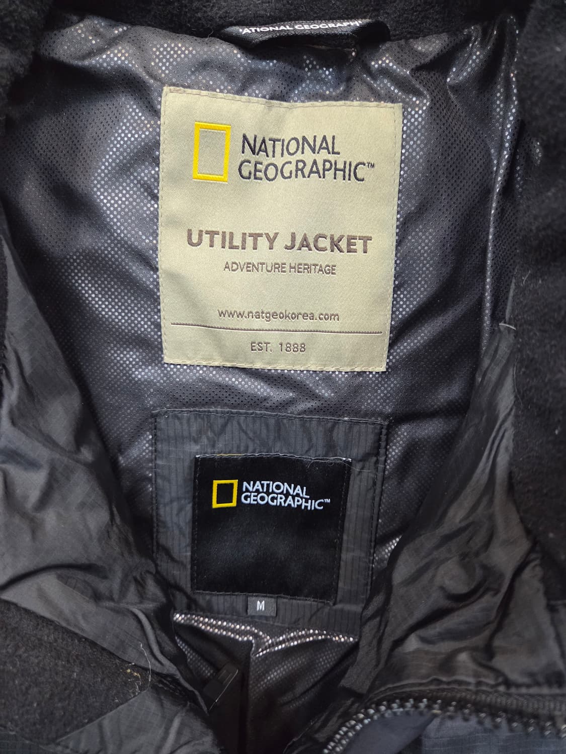 내셔널지오그래픽 투웨이 덕다운 숏패딩 m 상품이미지3