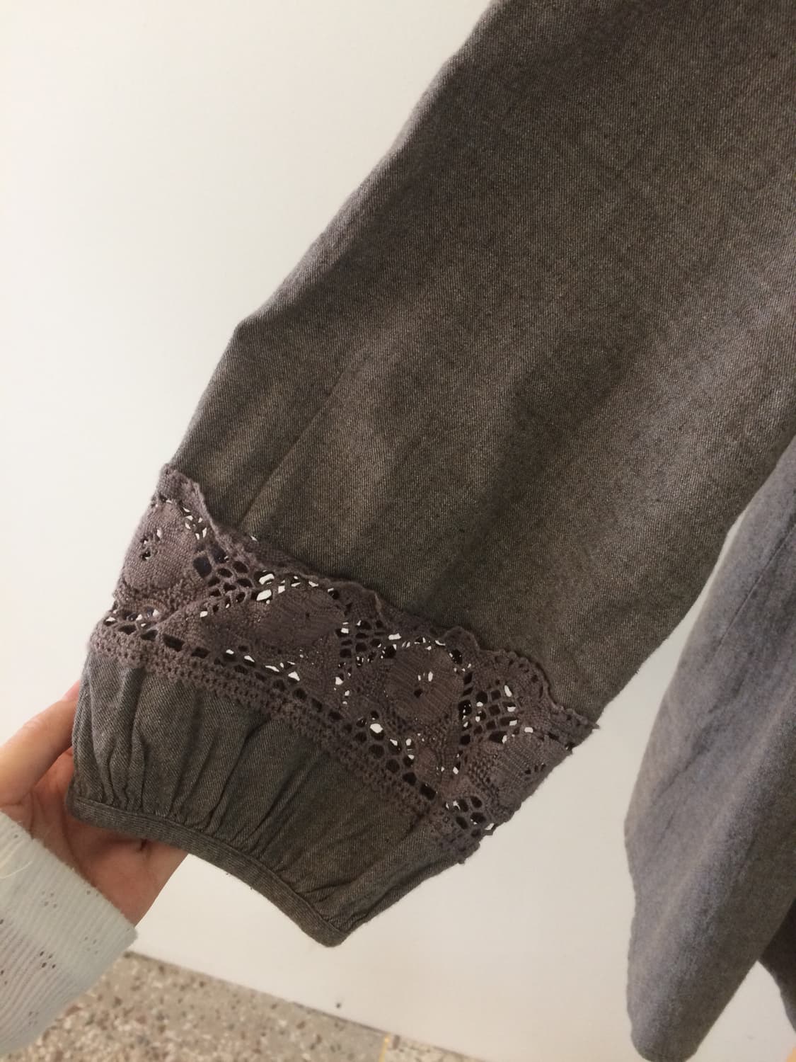 브라운 모리걸 블라우스 상품이미지4