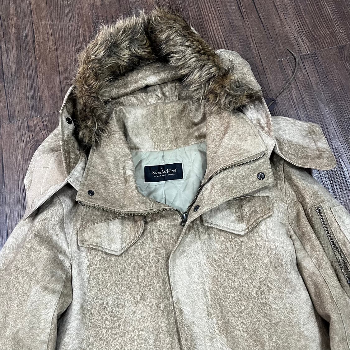 [Tornado Mart] 토네이도마트 다이드 벨벳 야상 상품이미지2