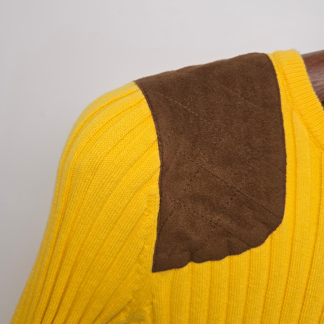 로렌 랄프로렌 골지 니트 옐로우 상품이미지5