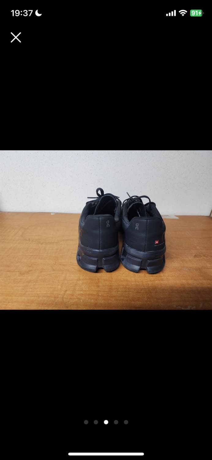 On Running 온 러닝 클라우드 몬스터 올블랙 운동화 270 상품이미지4