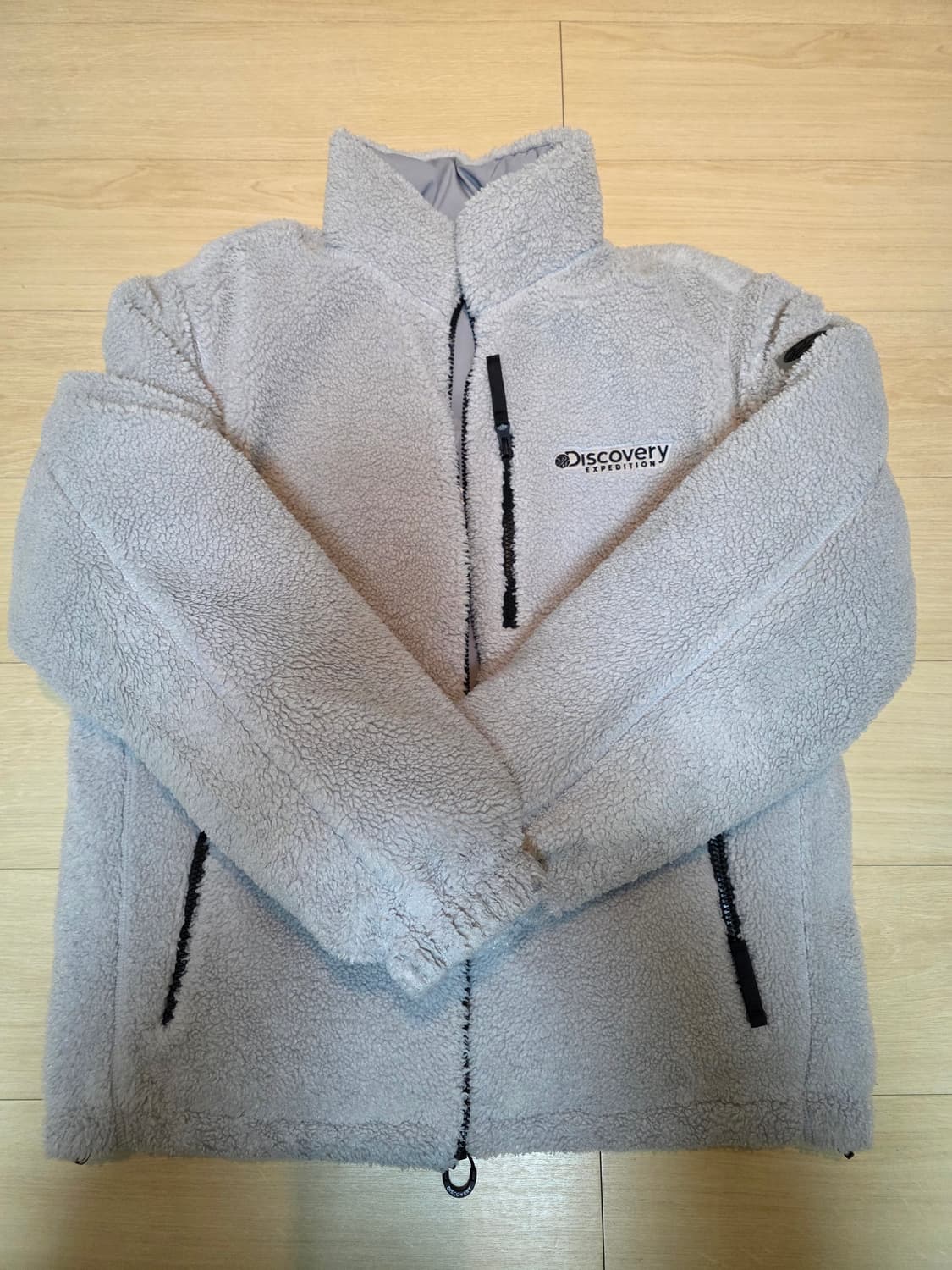 디스커버리 양털  양면 패딩 점퍼 상품이미지1