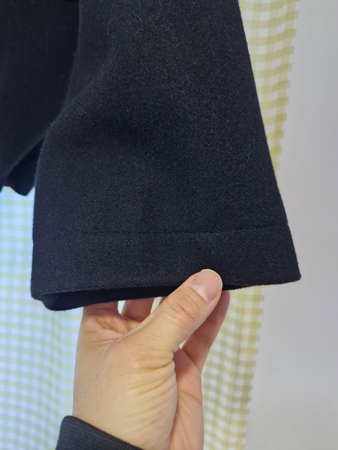 이얼즈어고 타이핑미스테이크 레더트림 자켓 s사이즈 팝니다 상품이미지4