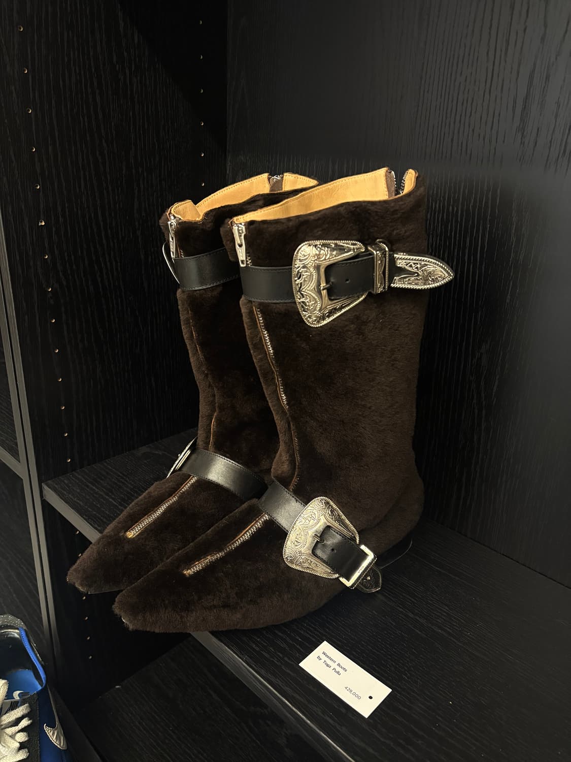 토가 풀라 웨스턴 퍼 부츠 상품이미지1