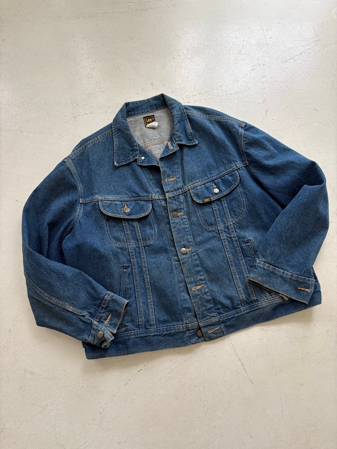 80's LEE Patd-153438 Denim Trucker JK 상품이미지10
