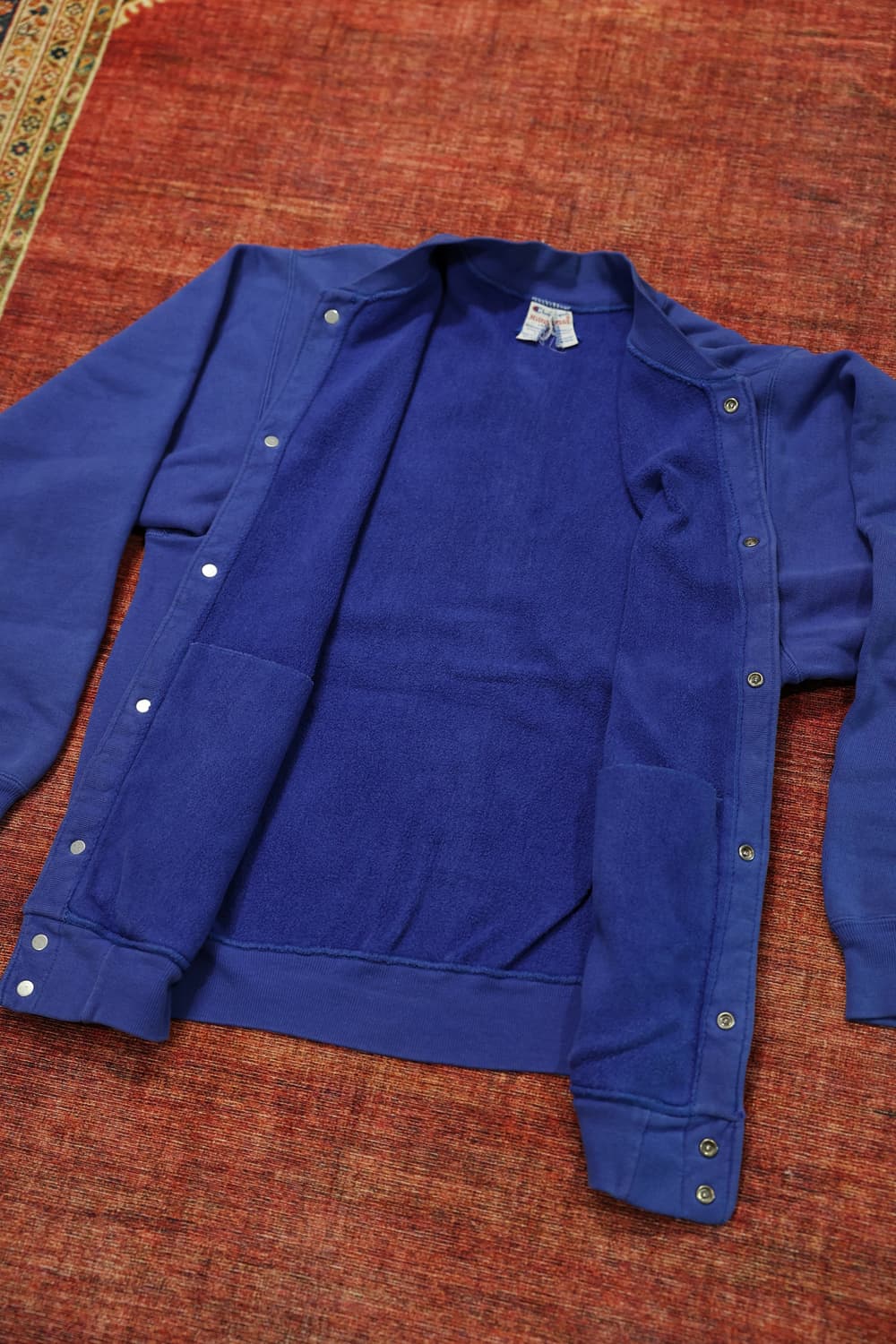 90s 빈티지 챔피온 리버스위브 스냅 가디건 판매 상품이미지8