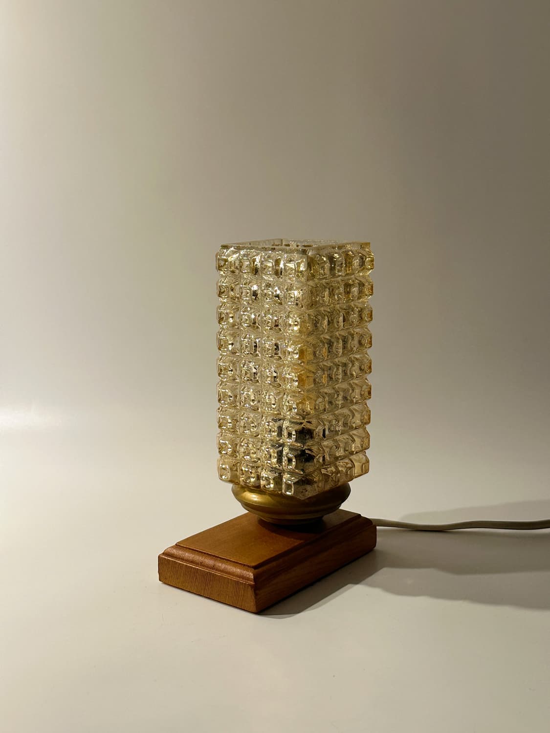 70’s 독일 ME 빈티지 글래스 앤틱 테이블 조명 미드센츄리 램프 레트 상품이미지3