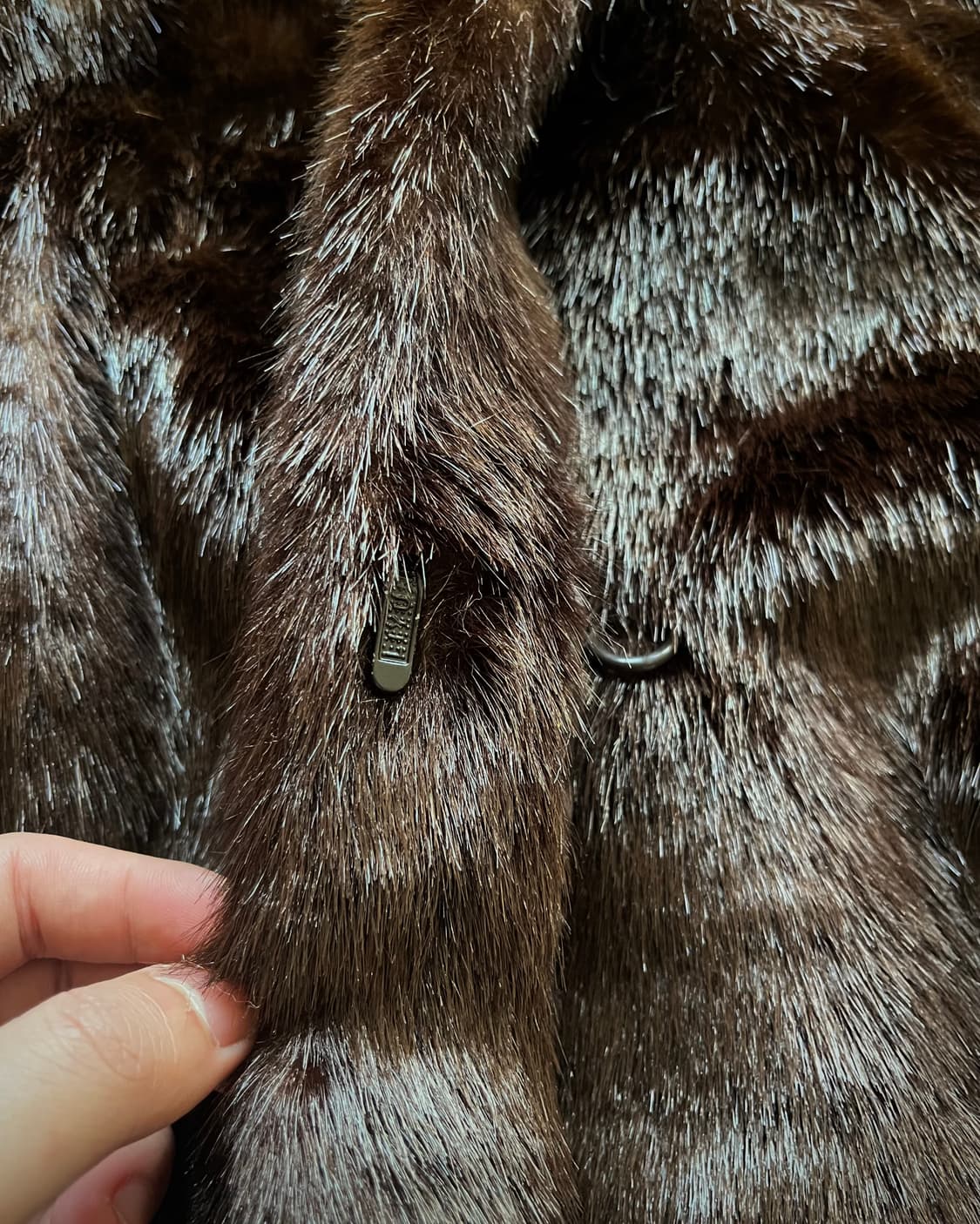 Vintage Real Fox Fur String Sleeve Coat 상품이미지7