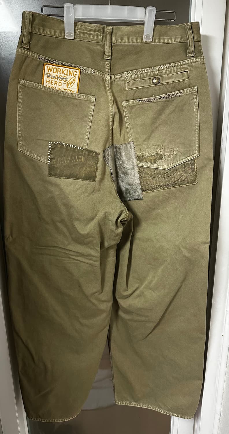 캐피탈 배기팬츠 카키 샹페트르 리메이크 상품이미지3