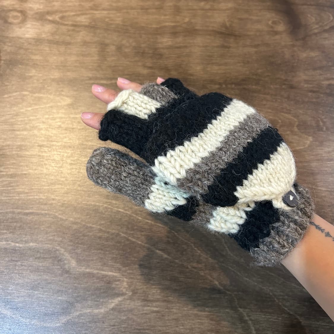 노르딕패턴 니트 핸드워머 상품이미지5