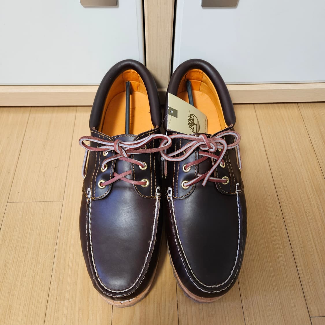 [새상품] 팀버랜드 3아이 보트슈즈 브라운 280 상품이미지1