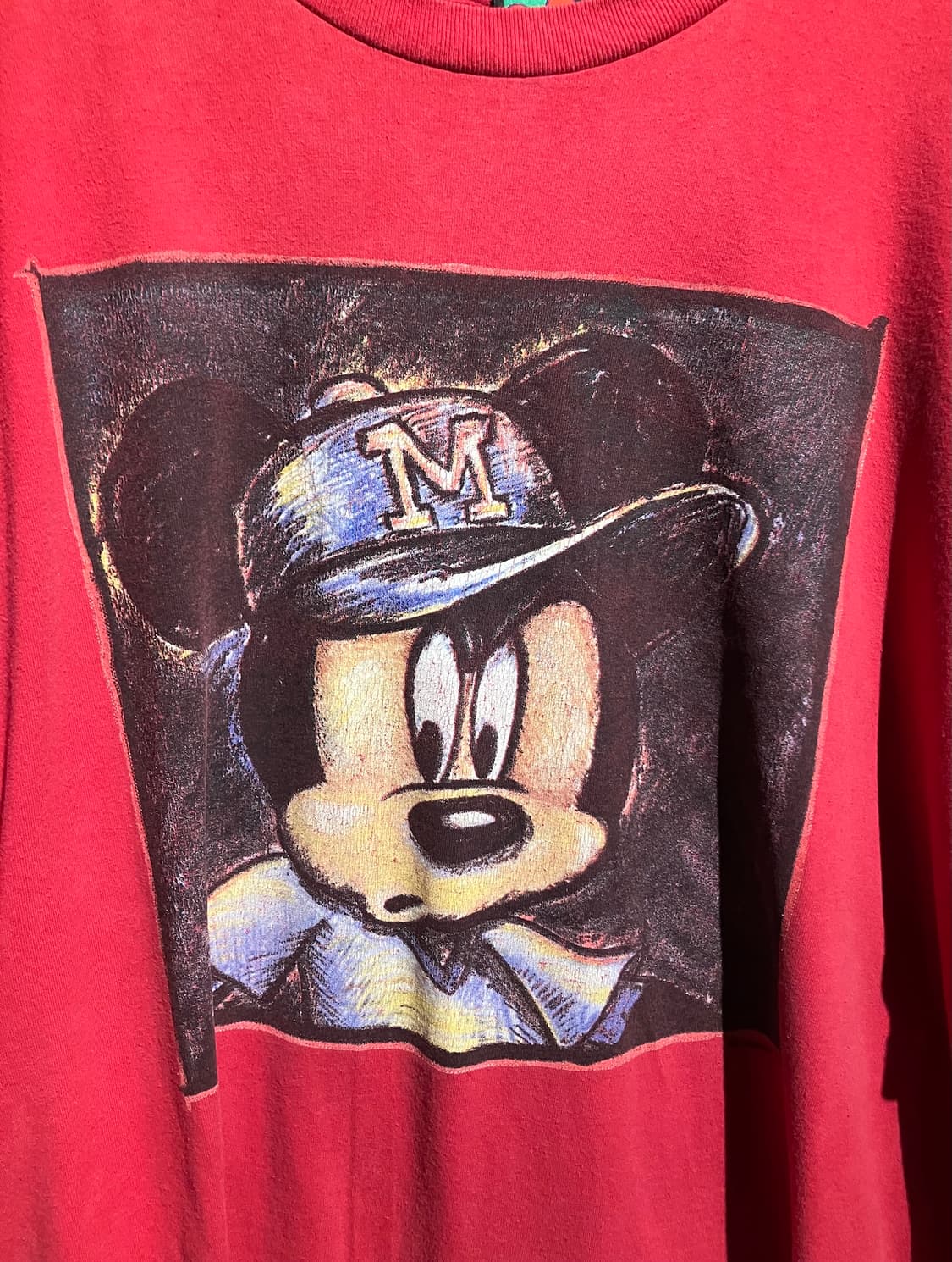 90s USA 빈티지 미키마우스 반팔 티셔츠 상품이미지3