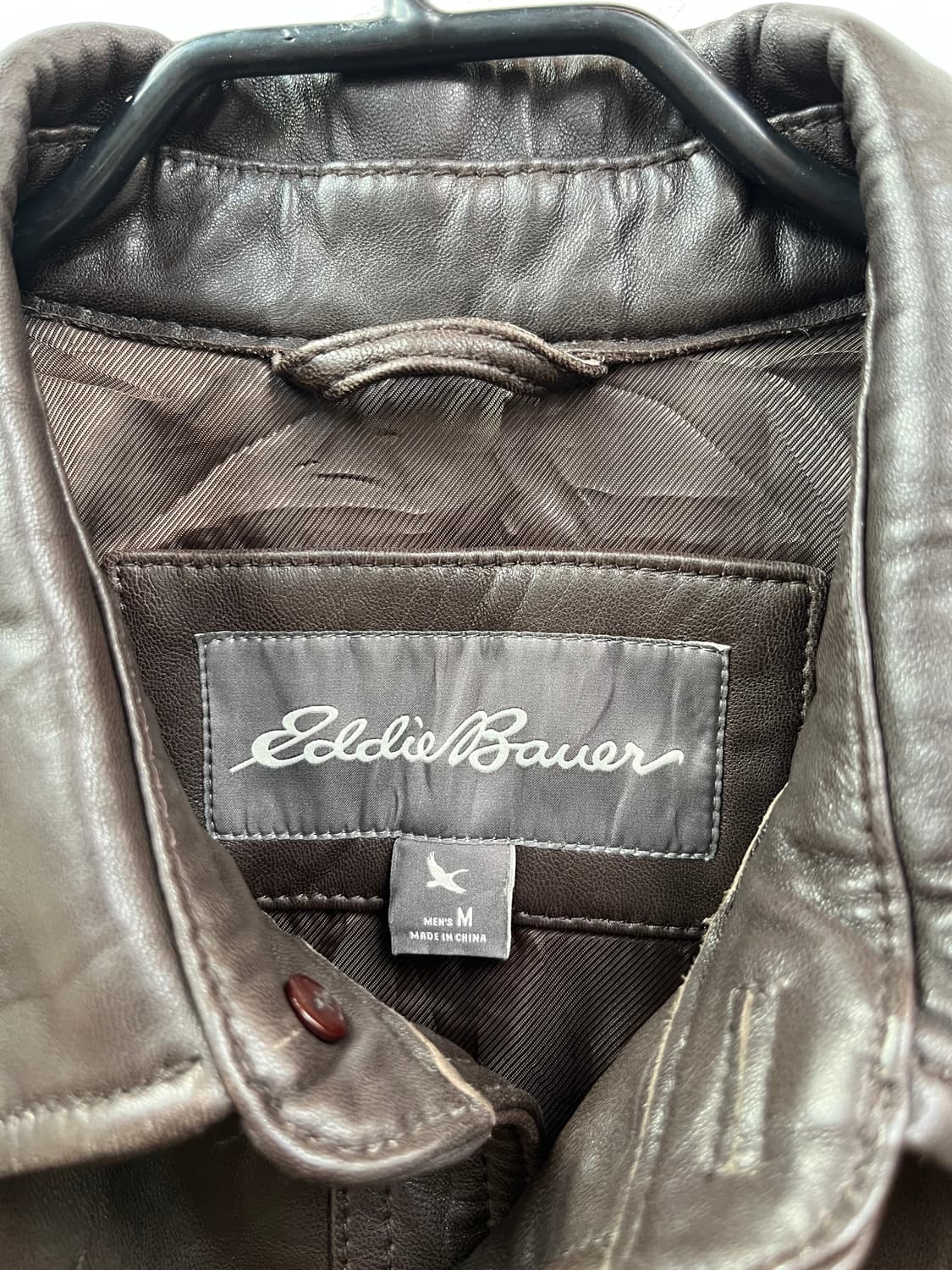 Eddie Bauer 남성 램스킨 레더자켓 M 상품이미지3