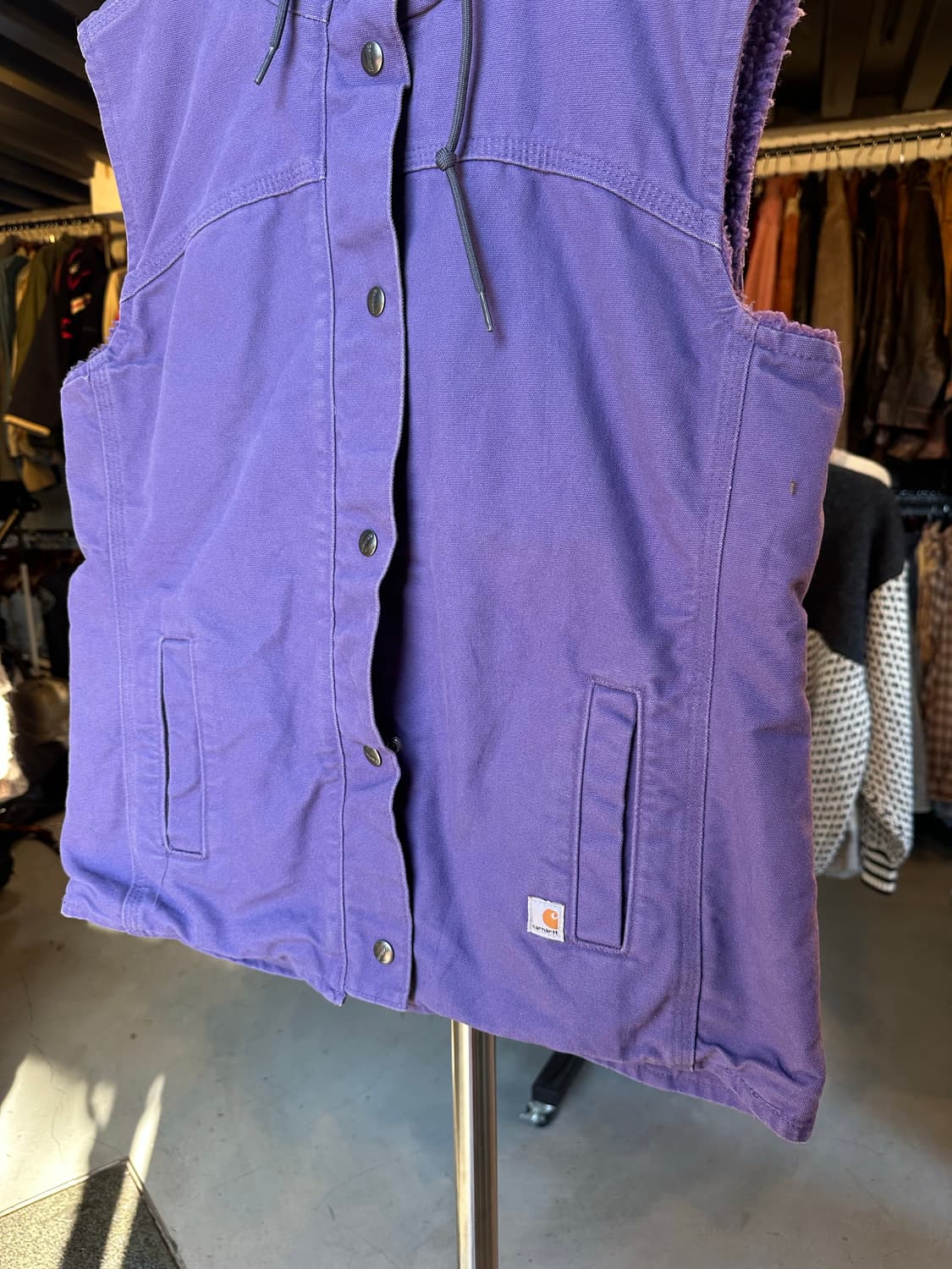 칼하트 쉐르파 라이닝 컨버스 후드 베스트 상품이미지4