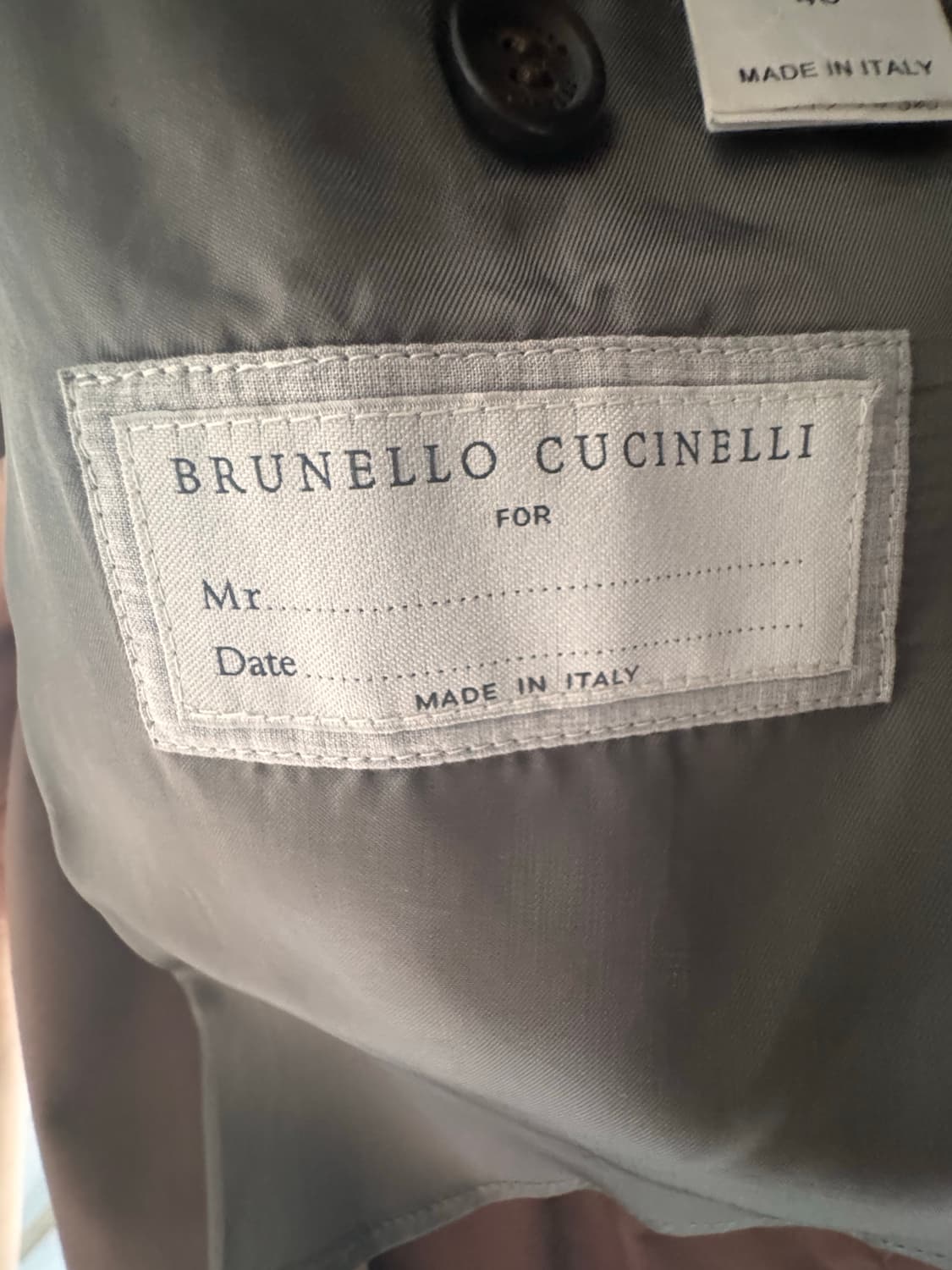브루넬로 쿠치넬리 사파리 자켓 / 브라운  / 사이즈 48 상품이미지7