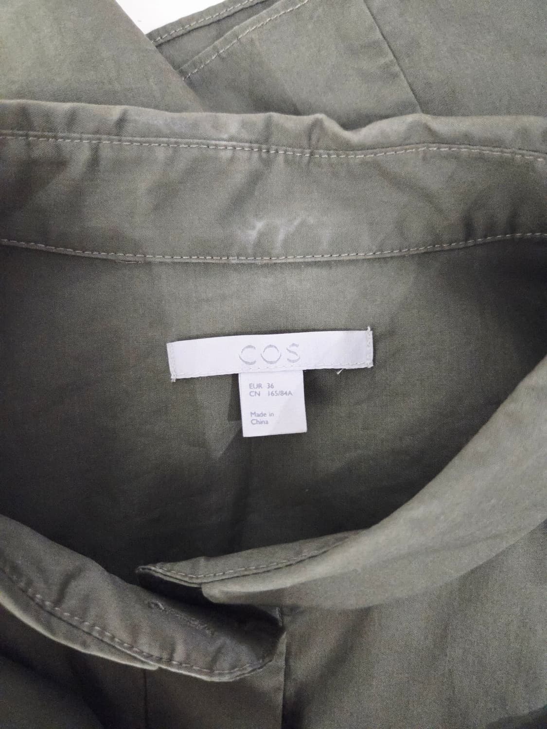 COS 코스 둥근카라 코튼 셔츠 상품이미지7