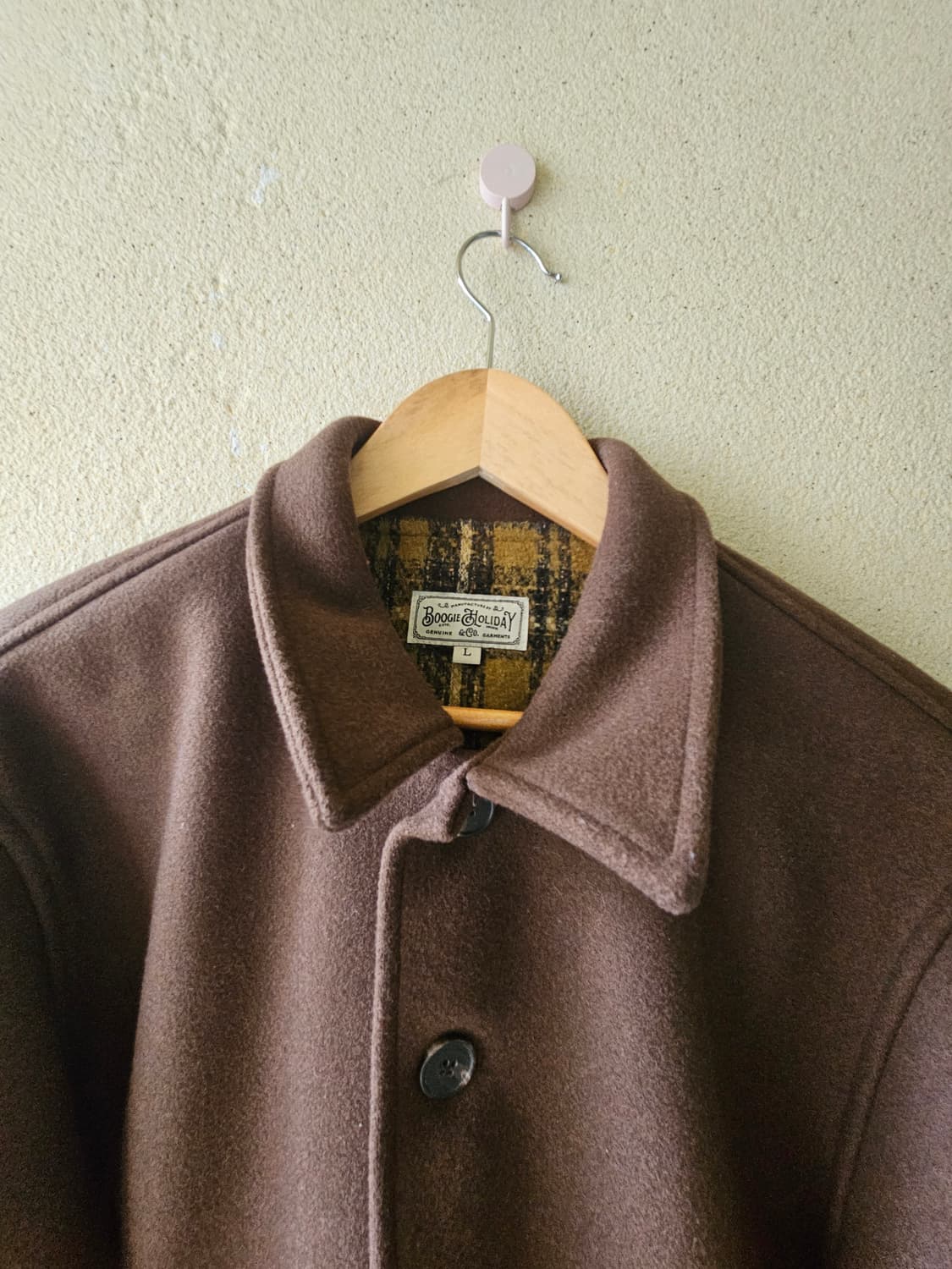 (L) 부기홀리데이 울 봄버 자켓 상품이미지2