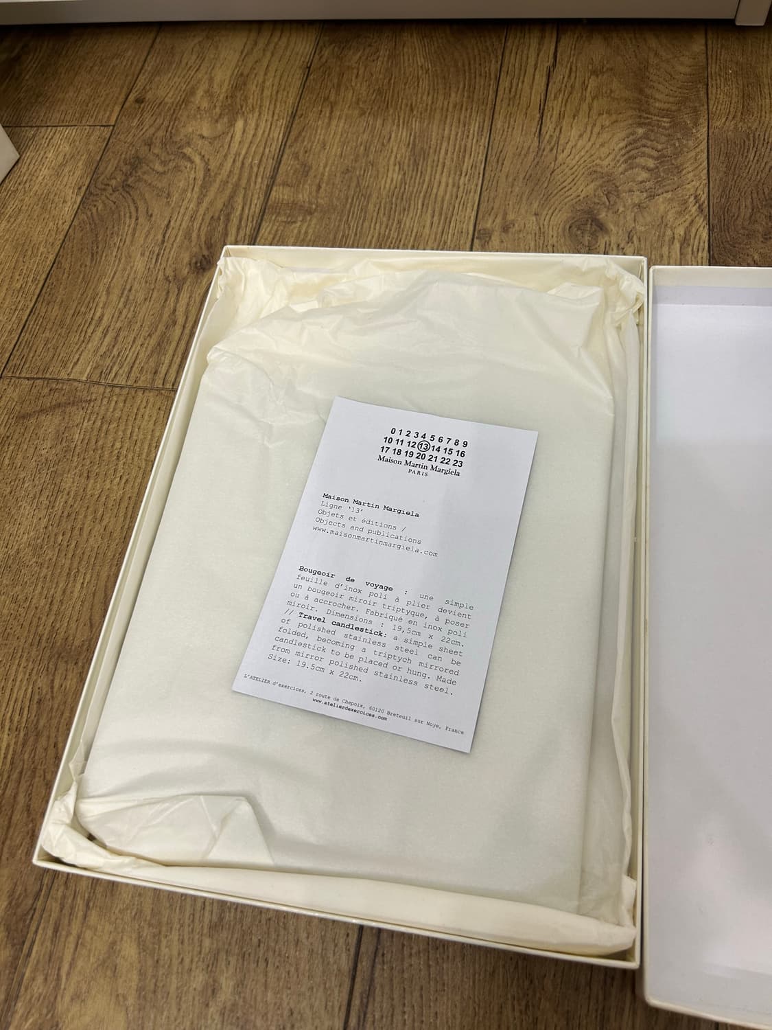 마르지엘라 오브제 실버 미러 홀더 상품이미지2