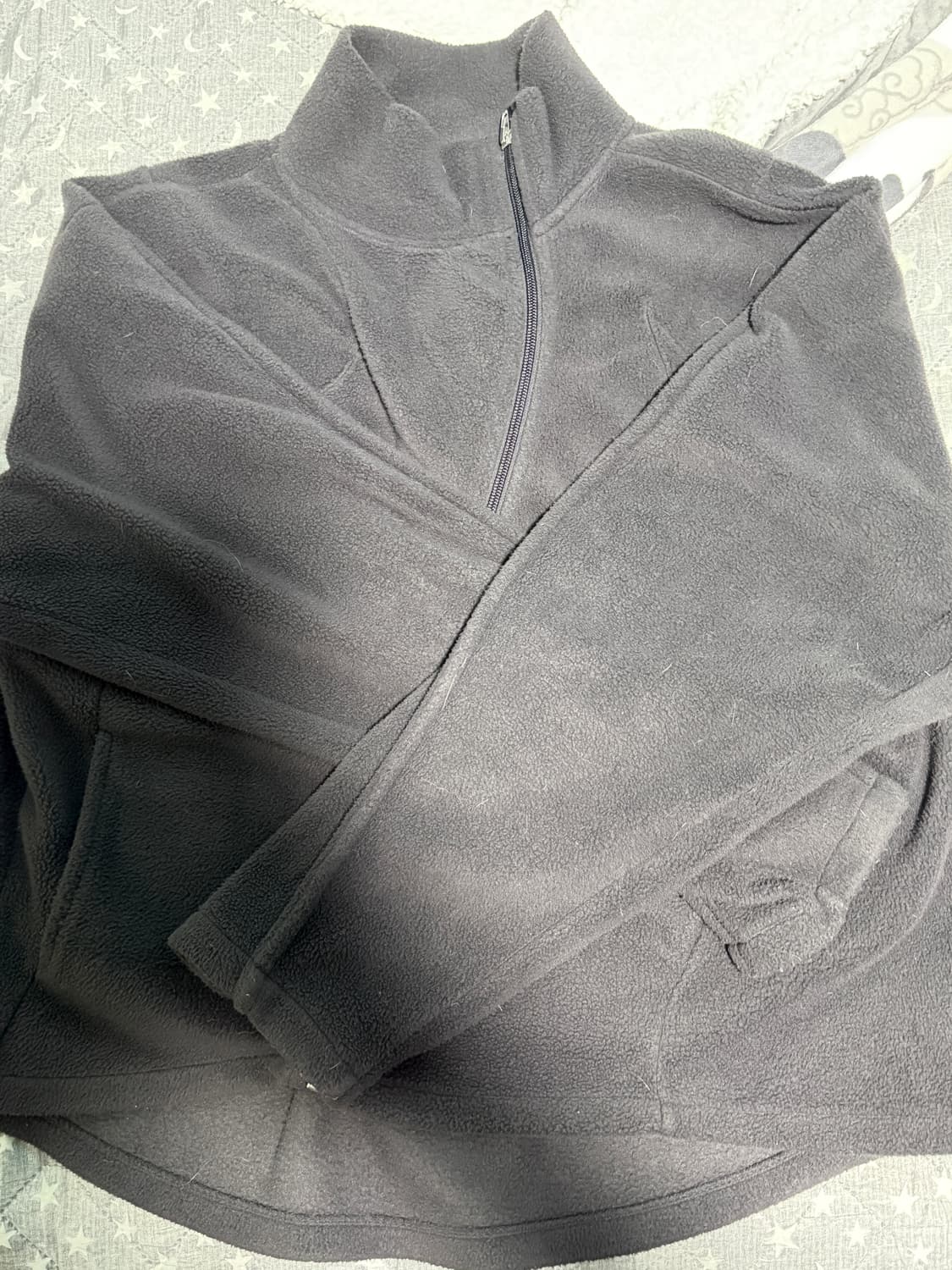 9999아카이브 웨이브 플리스 차콜 M 상품이미지2