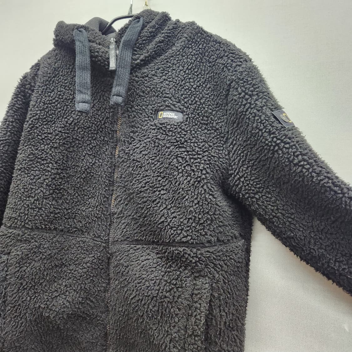 내셔널지오그래픽 와펜 풀집업 후리스 후드집업 L 상품이미지2