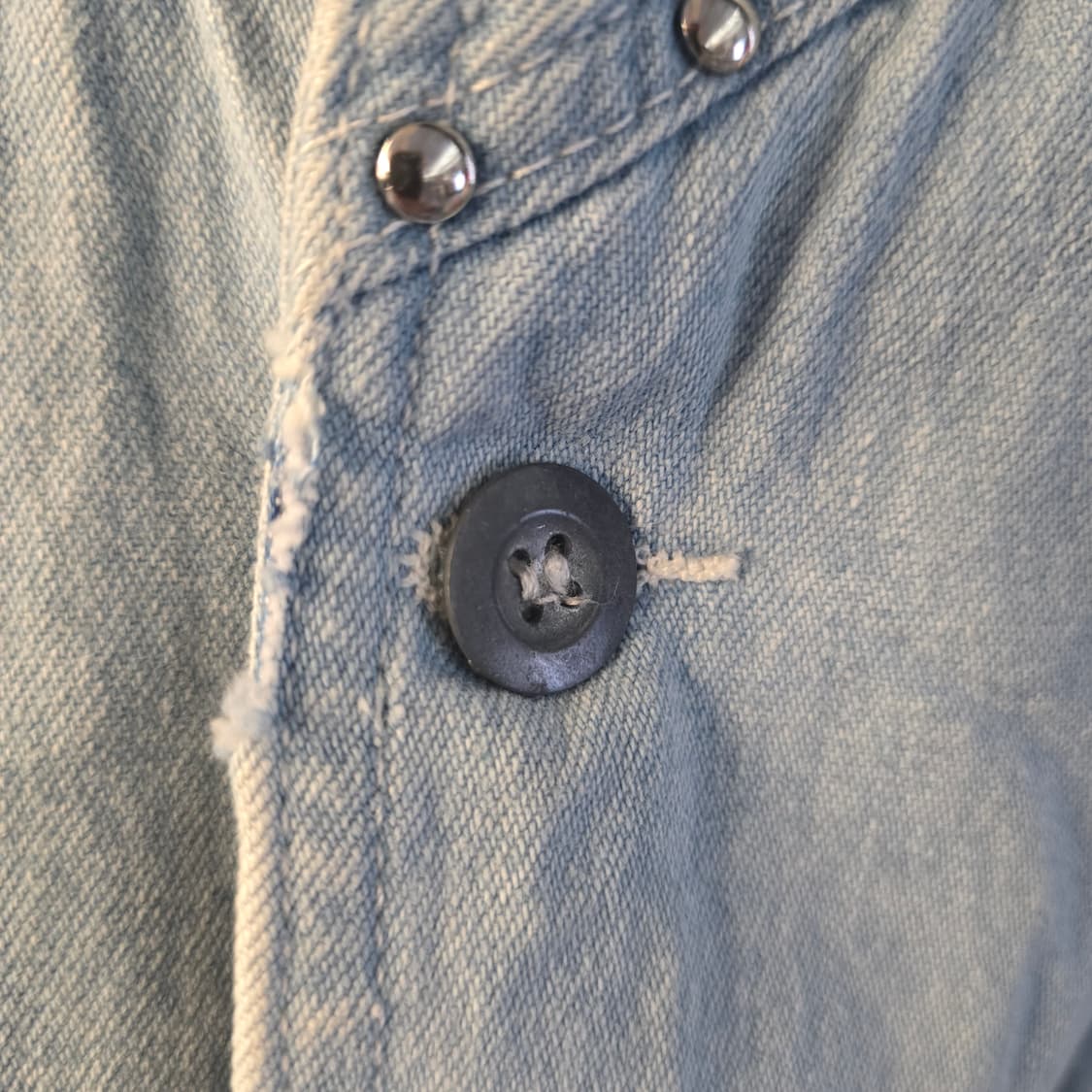 데님 스터드 빈티지 크롭 오버핏 자켓 상품이미지8