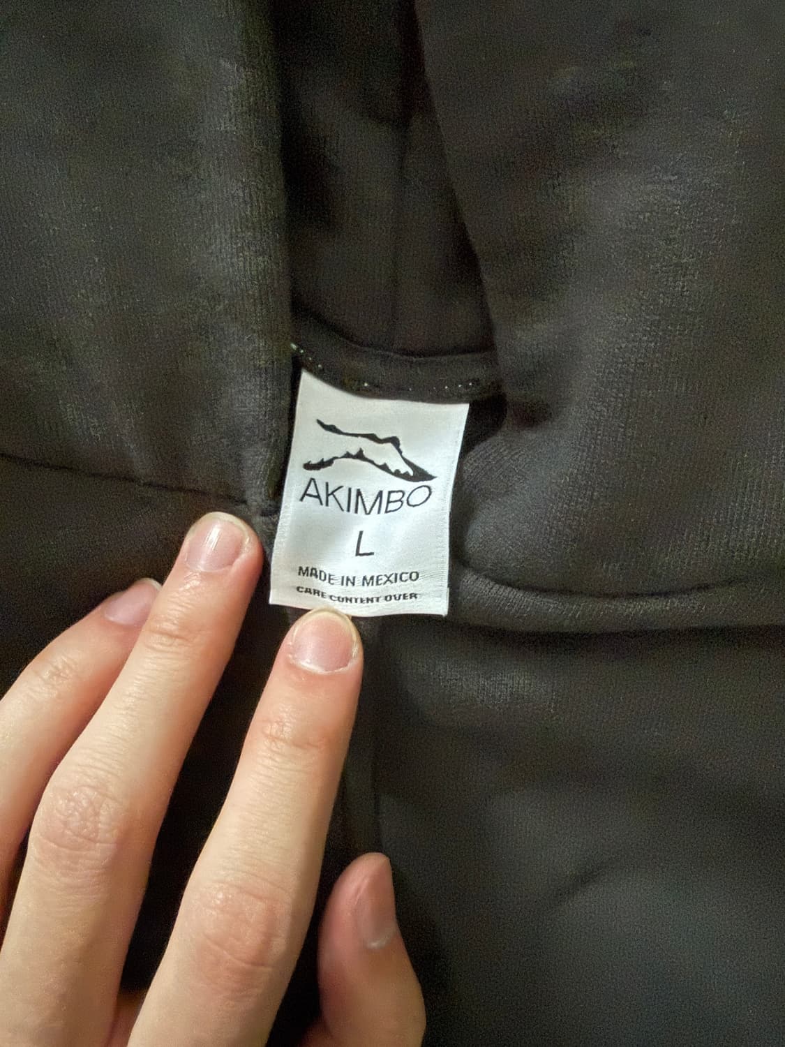 AKIMBO Club 아킴보 클럽 페이디드 블랙 집업 후디 L 상품이미지4