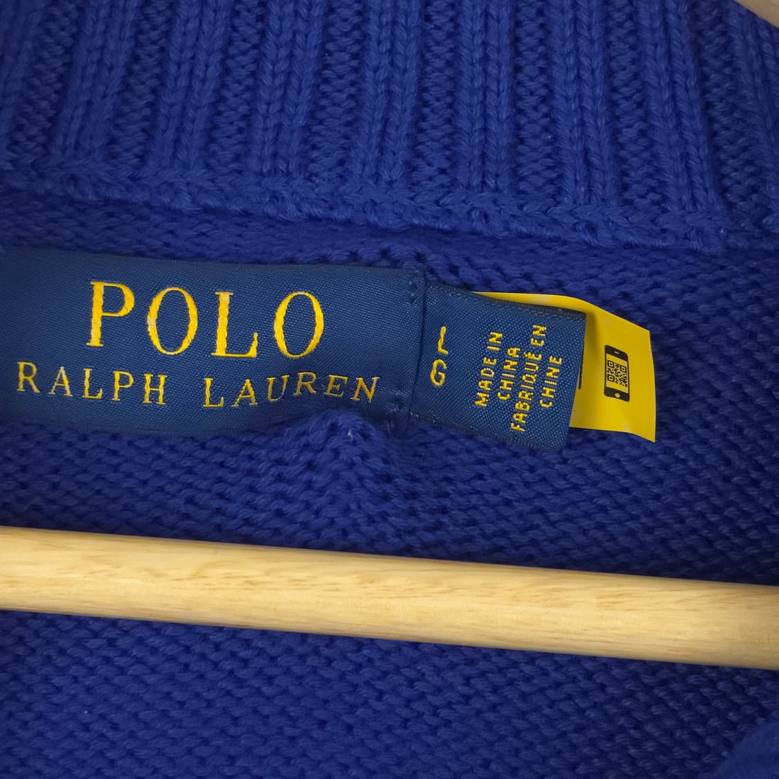 [L] 폴로 랄프로렌 코튼 하프집업 니트 상품이미지5